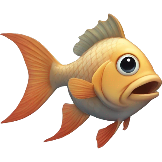 Fish with ears emoji