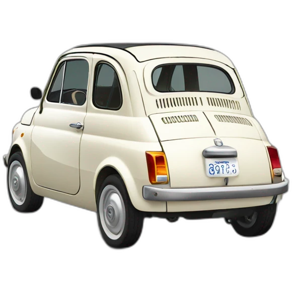 Fiat 500 emoji