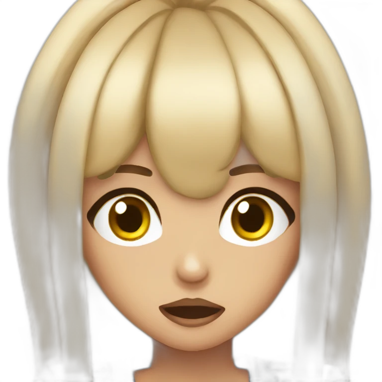 Gyaru shocked emoji