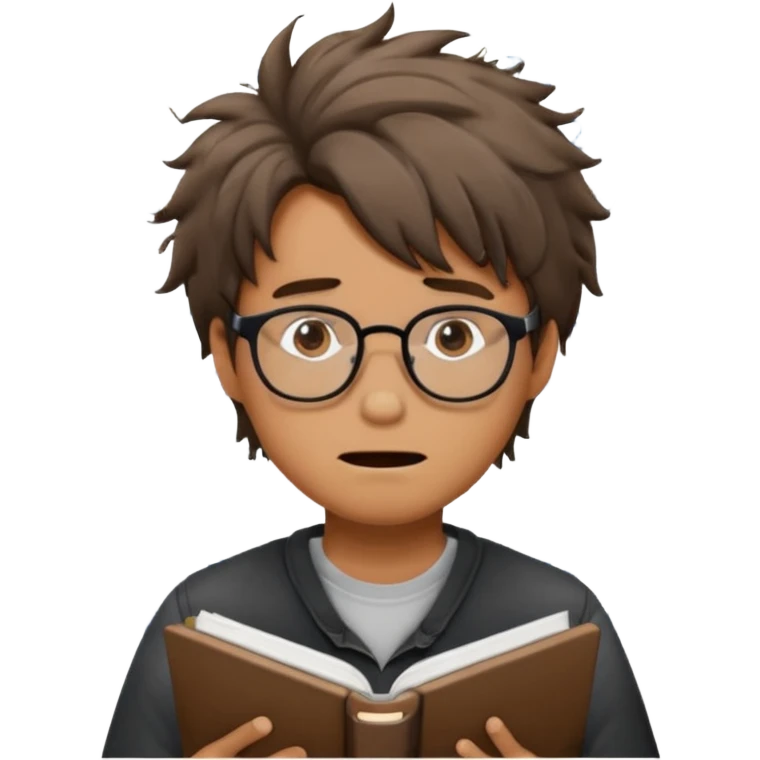 super stressed out guy doing math emoji