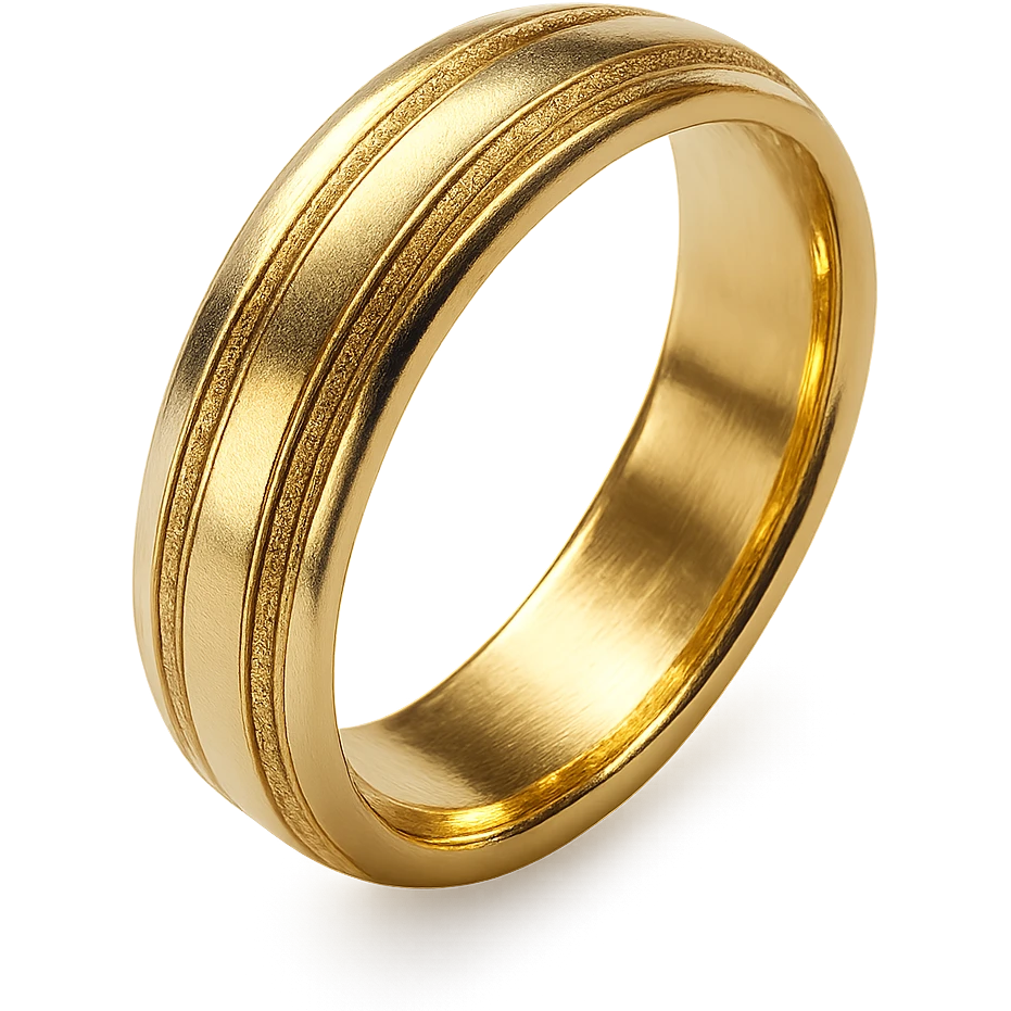 golden ring, realistic, shiny, elegant emoji