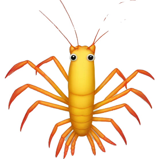 Yellow-nosed Shrimp  emoji
