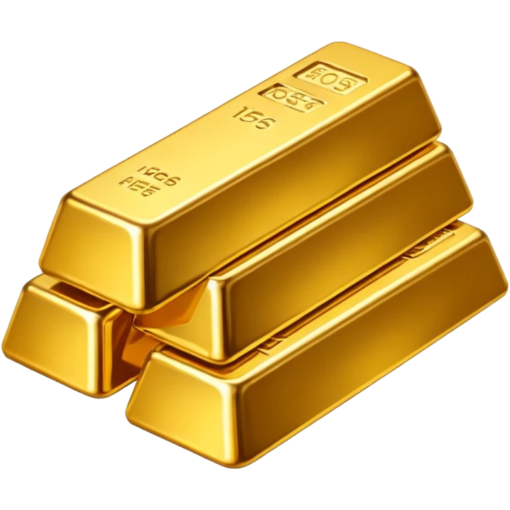 золотые слитки emoji