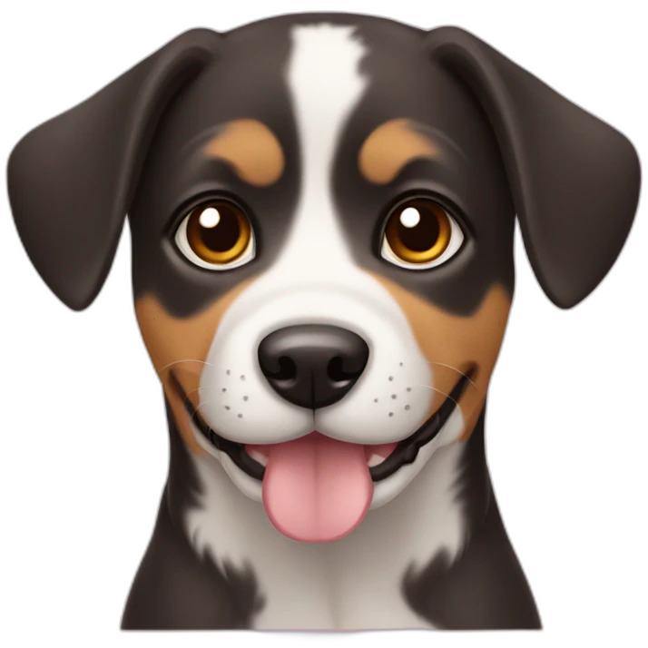 puppy mixe breed dog emoji