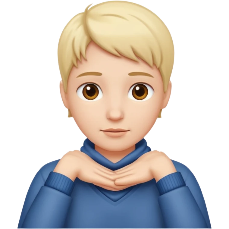 person with hands around their neck  emoji