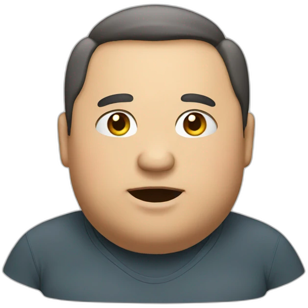 fat man emoji