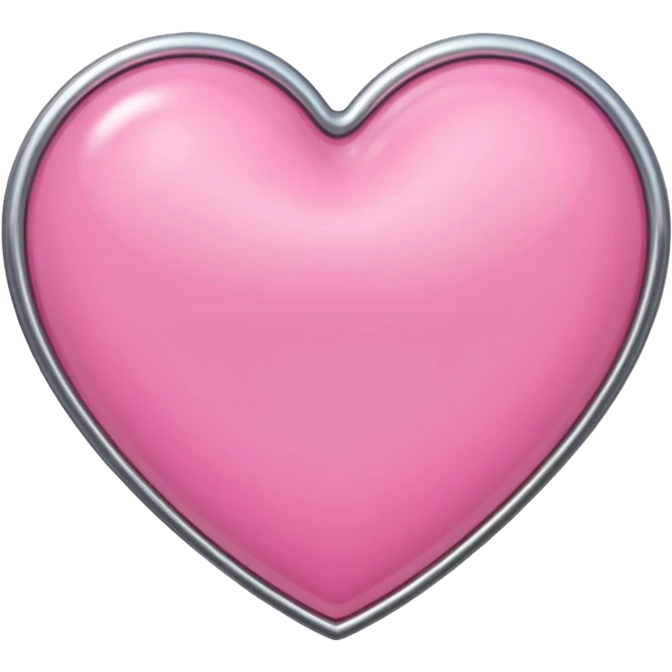 A pink heart with a band emoji