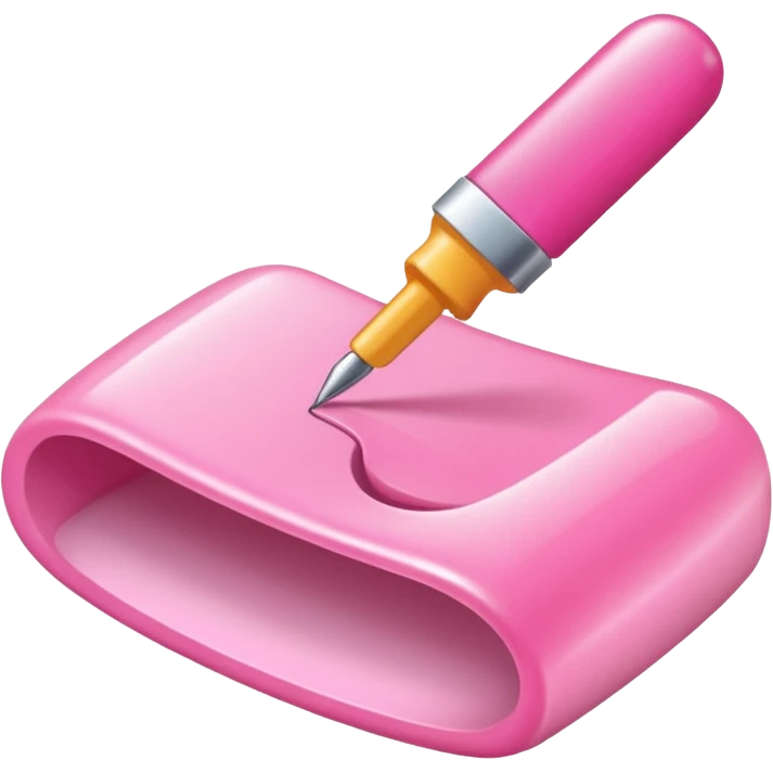 make a nail filing emoticon emoji