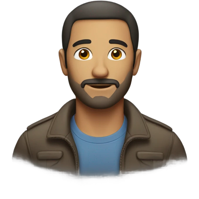 Man without beard and mustache  emoji