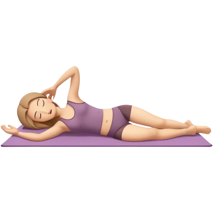  Supta Baddha Konasana (Reclining Bound Angle Pose)  emoji