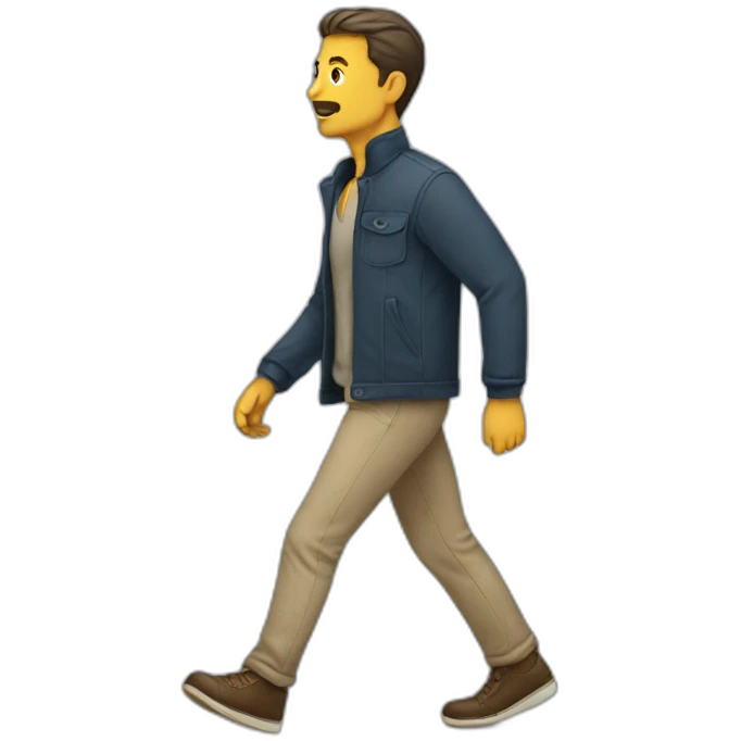 man walking emoji