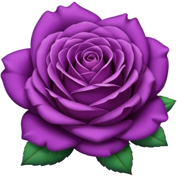Purple rose emoji