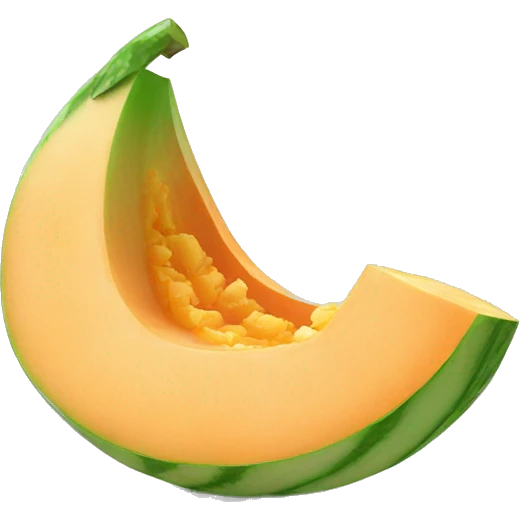 Cantaloupe emoji