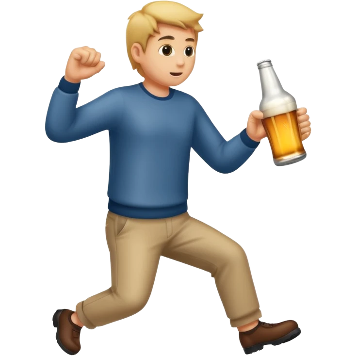 Stealing beer emoji