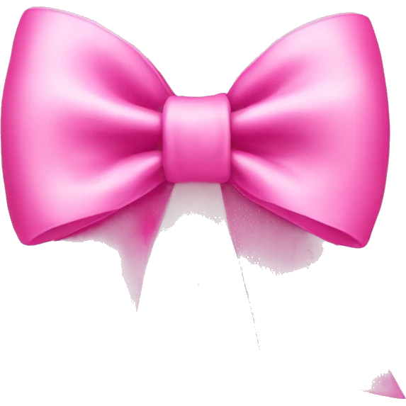 Pink bow  emoji