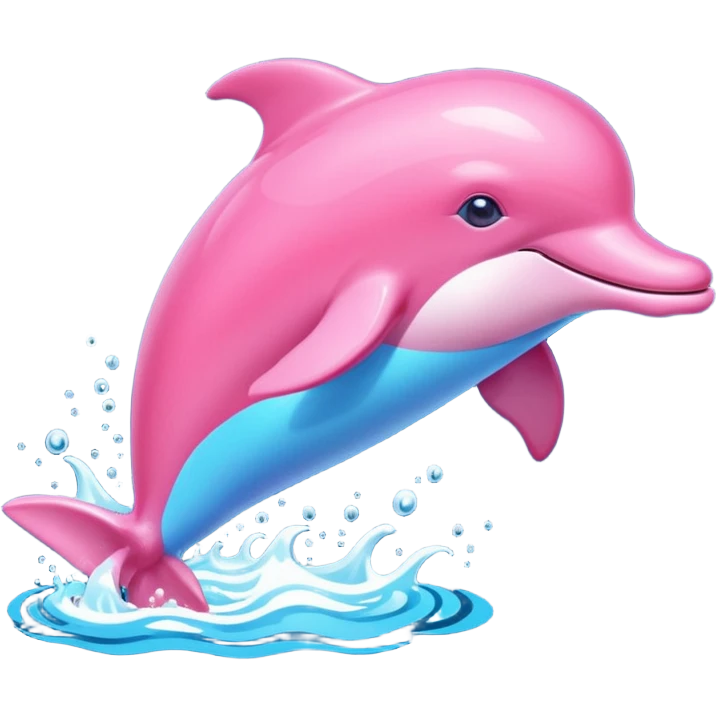 Pink dolphin  emoji