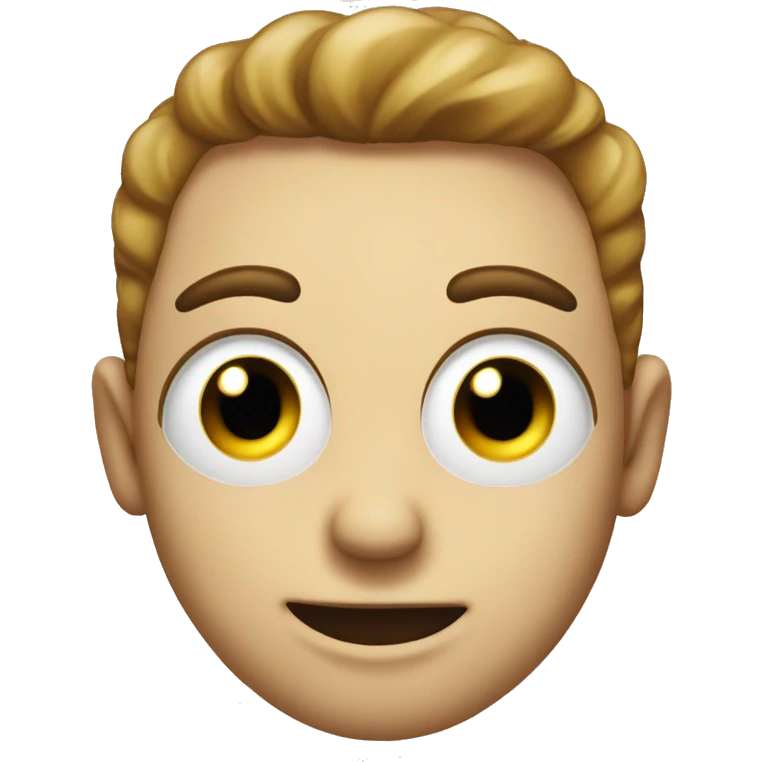 Side eye emoji with a smirk smile emoji