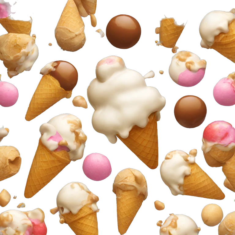 ice cream explosion emoji