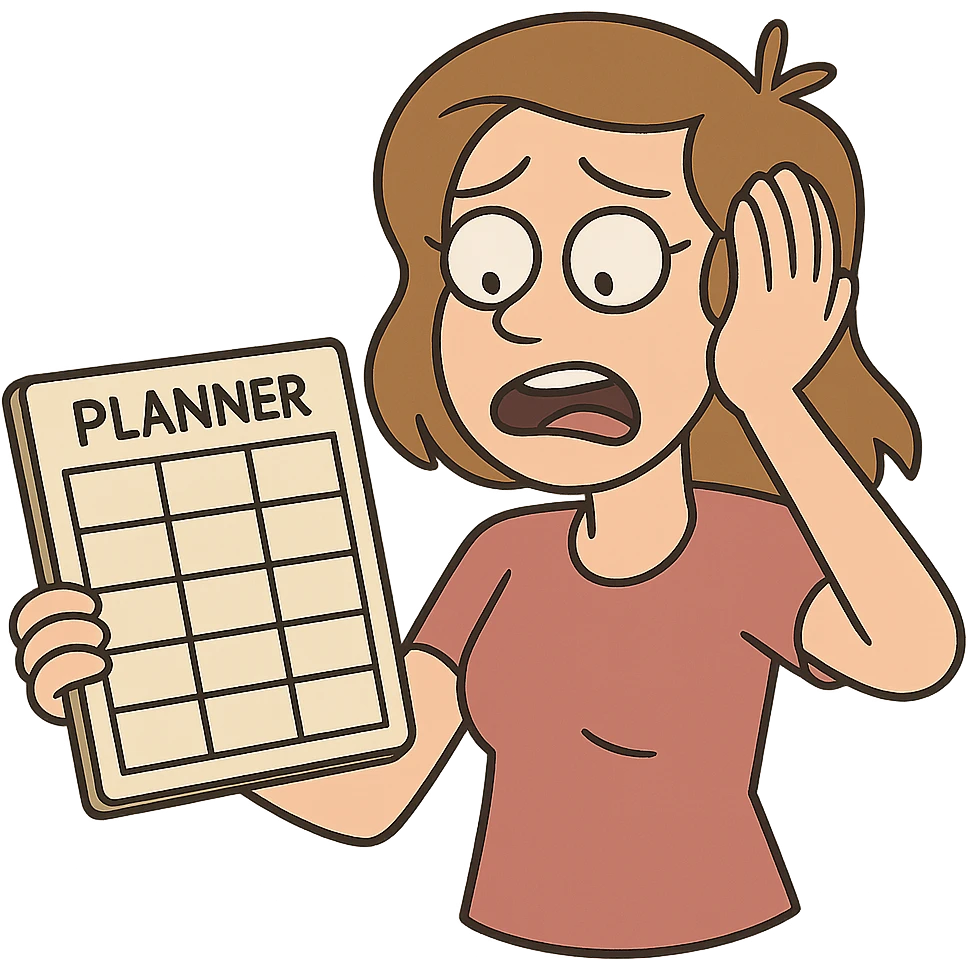 simple planner page emoji