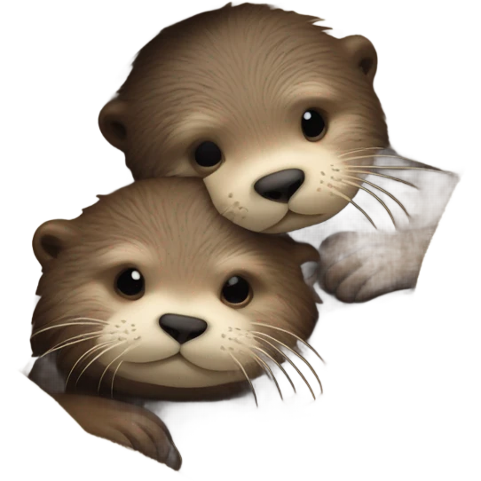 2 ottercozy in a blanket  emoji