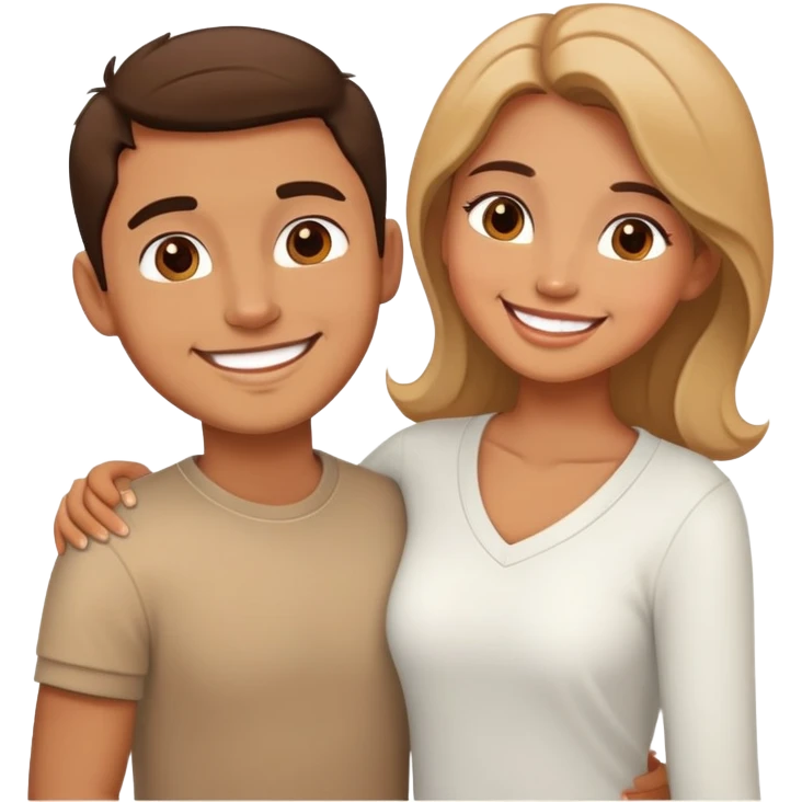 cute couple in love emoji