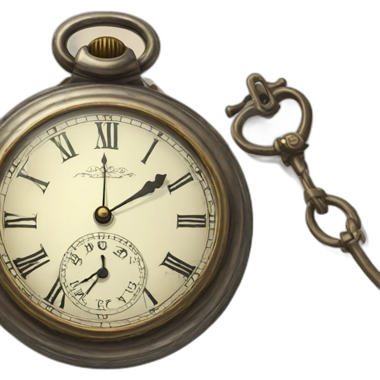 old pocket watch emoji