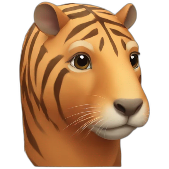tiger Capybara emoji