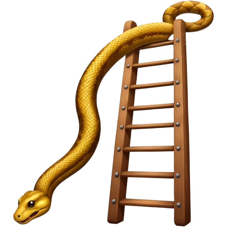 snake on a ladder emoji