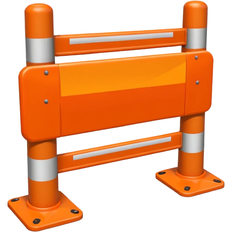 roadwork barrier emoji