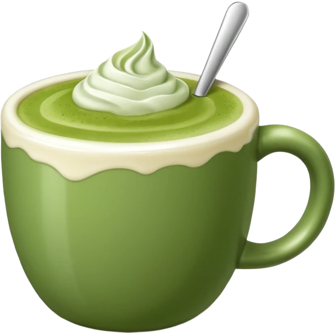 Matcha latte  emoji