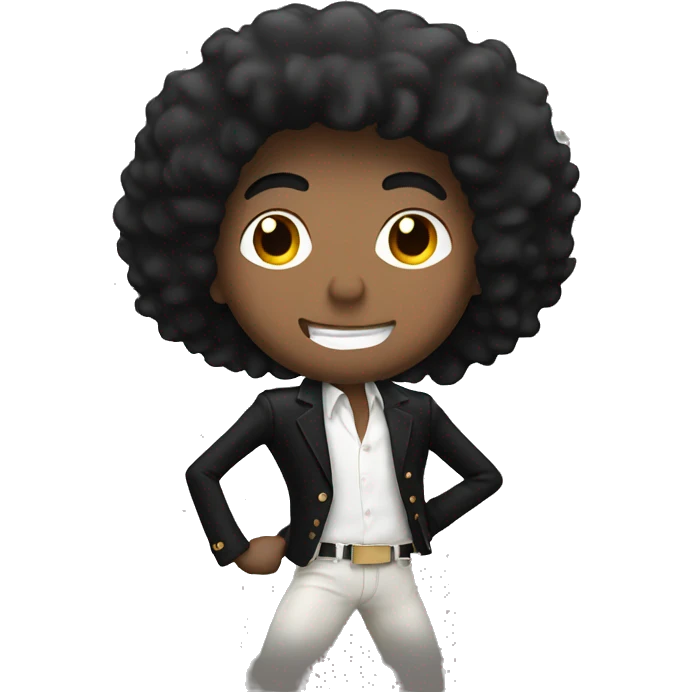 Man doing Michael Jackson Pose emoji