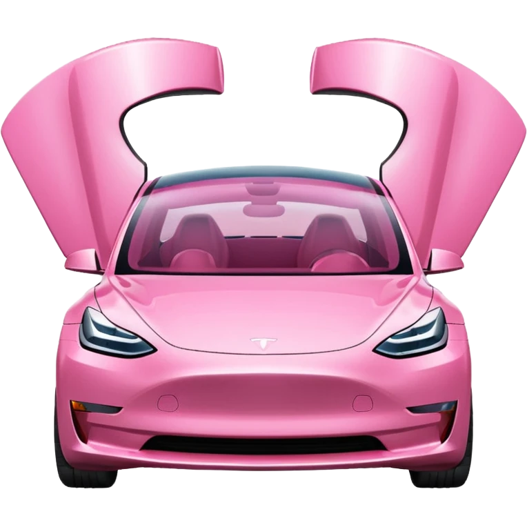 Pink Tasla Model 3emoji emoji