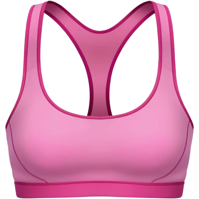 LADIES SPORTS  BRA PINK COLOR WITHOUT HUMAN emoji