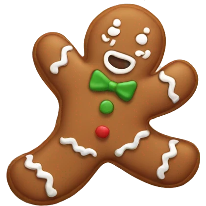 Gingerbread cookie  emoji