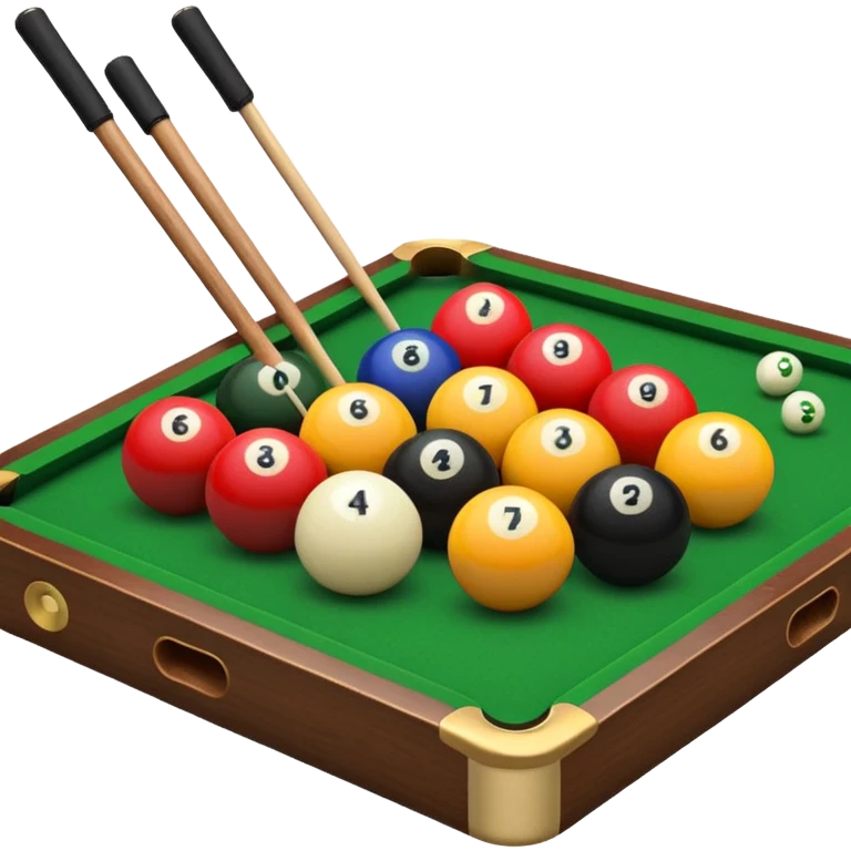 Snooker emoji