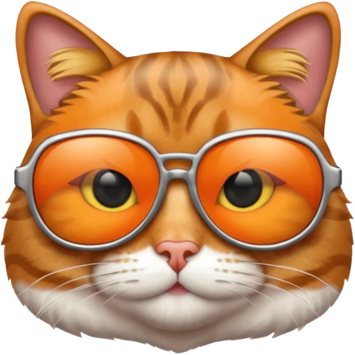 Cat wearing sunglasses emoji
