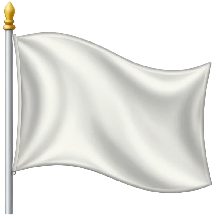 white flag emoji
