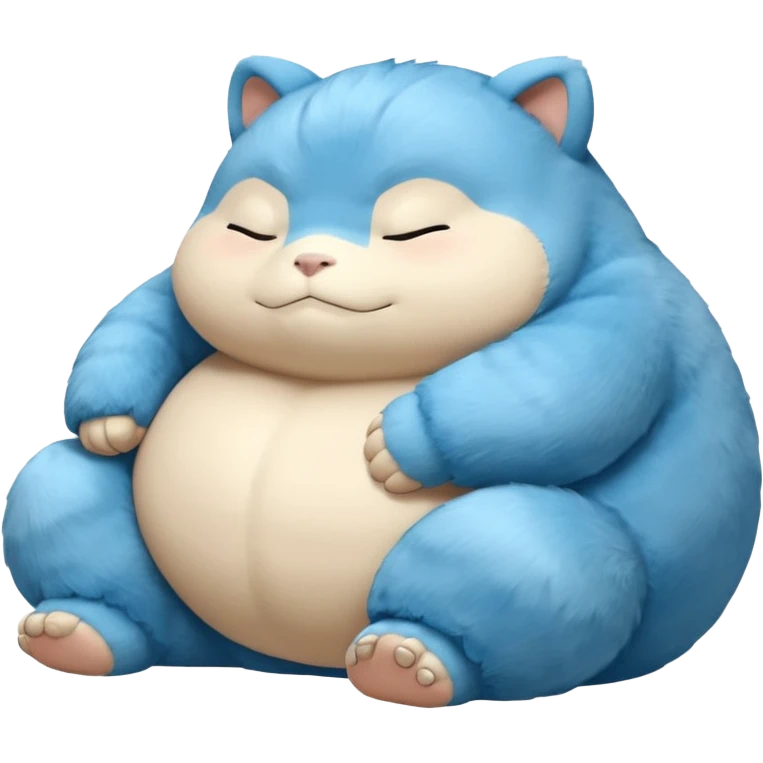 Sleeping snorlax pokemon emoji