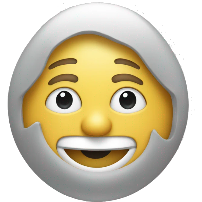 A smiley that shows the ease of work emoji