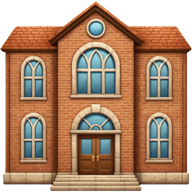 School building emoji