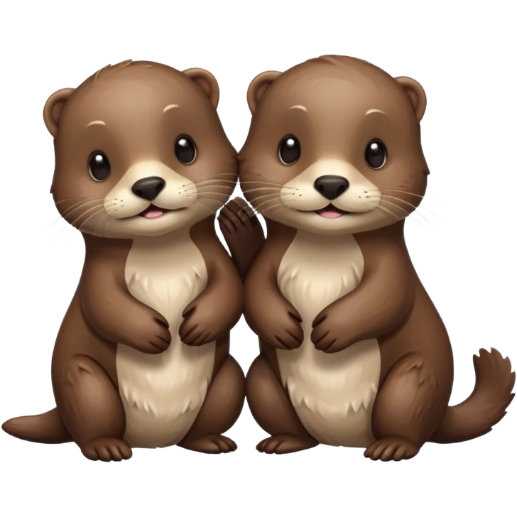 Otter love emoji