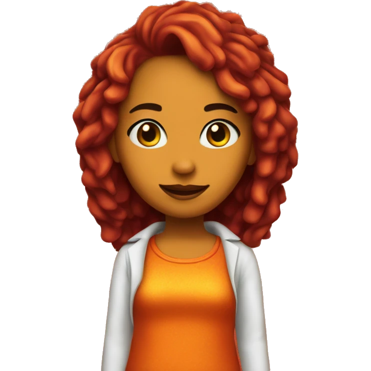 Hot cheeto girl emoji