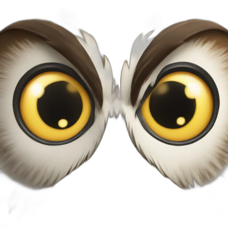 a goofy owl emoji