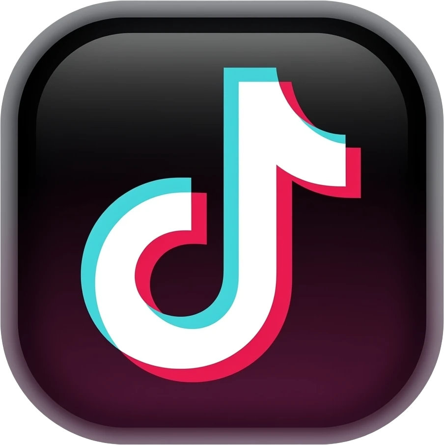 TikTok logo emoji