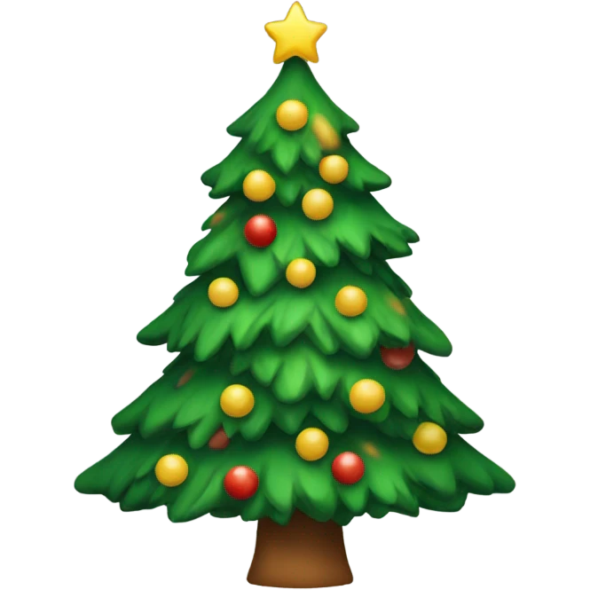 christmas tree emoji