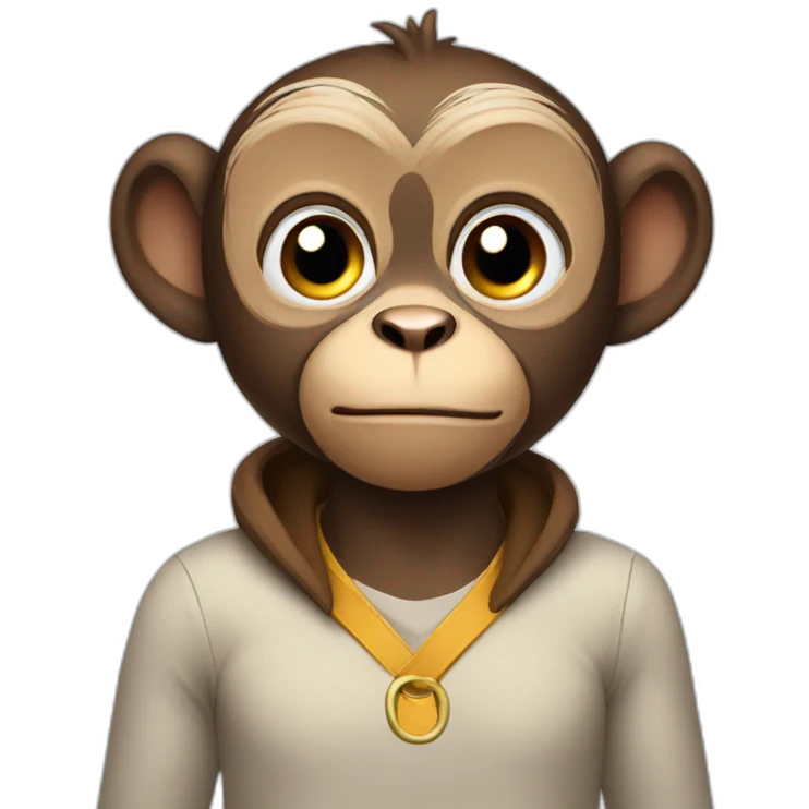 sassy little monkey emoji