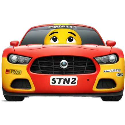 Race car  emoji