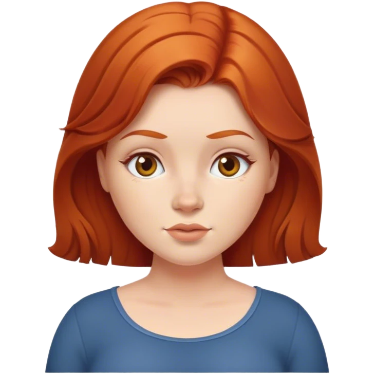 thick redhead girl emoji