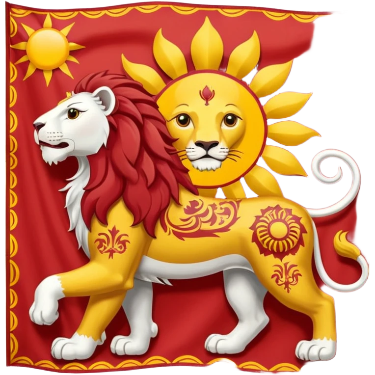 پرچم پهلوی شیر و خورشید emoji
