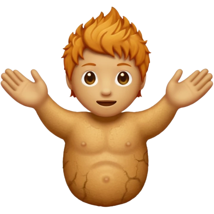 realistic ginger root emoji